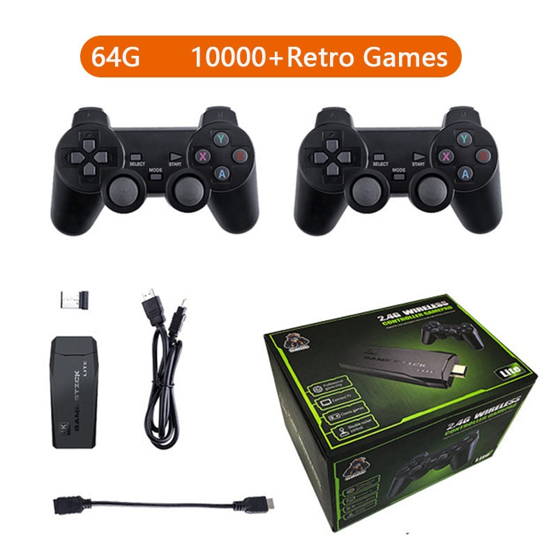 SUPER GAME STICK RETRÔ 4K + 2 CONTROLES [FRETE GRÁTIS]